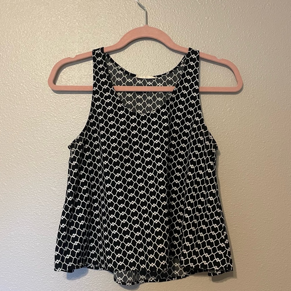 Lush Patterned Swing Tank Top